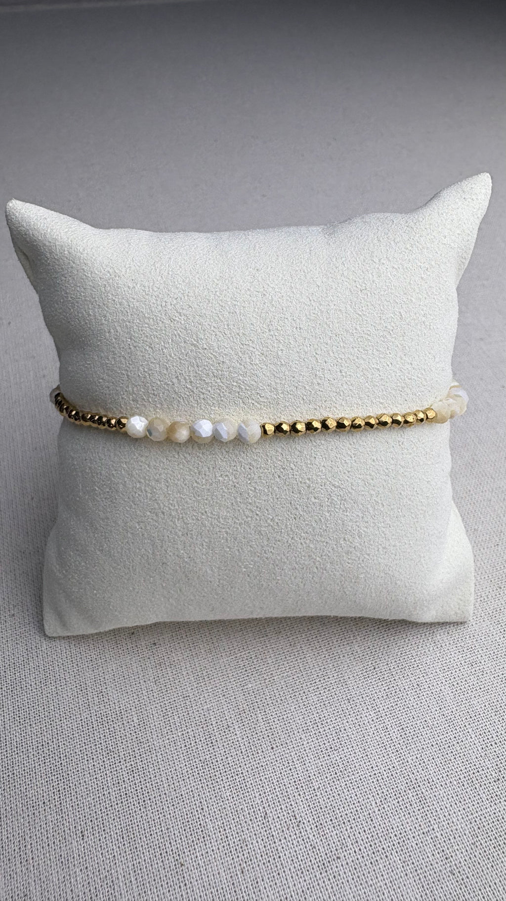 Bracelet Lila doré Nacre Paloma - Perles en Provence