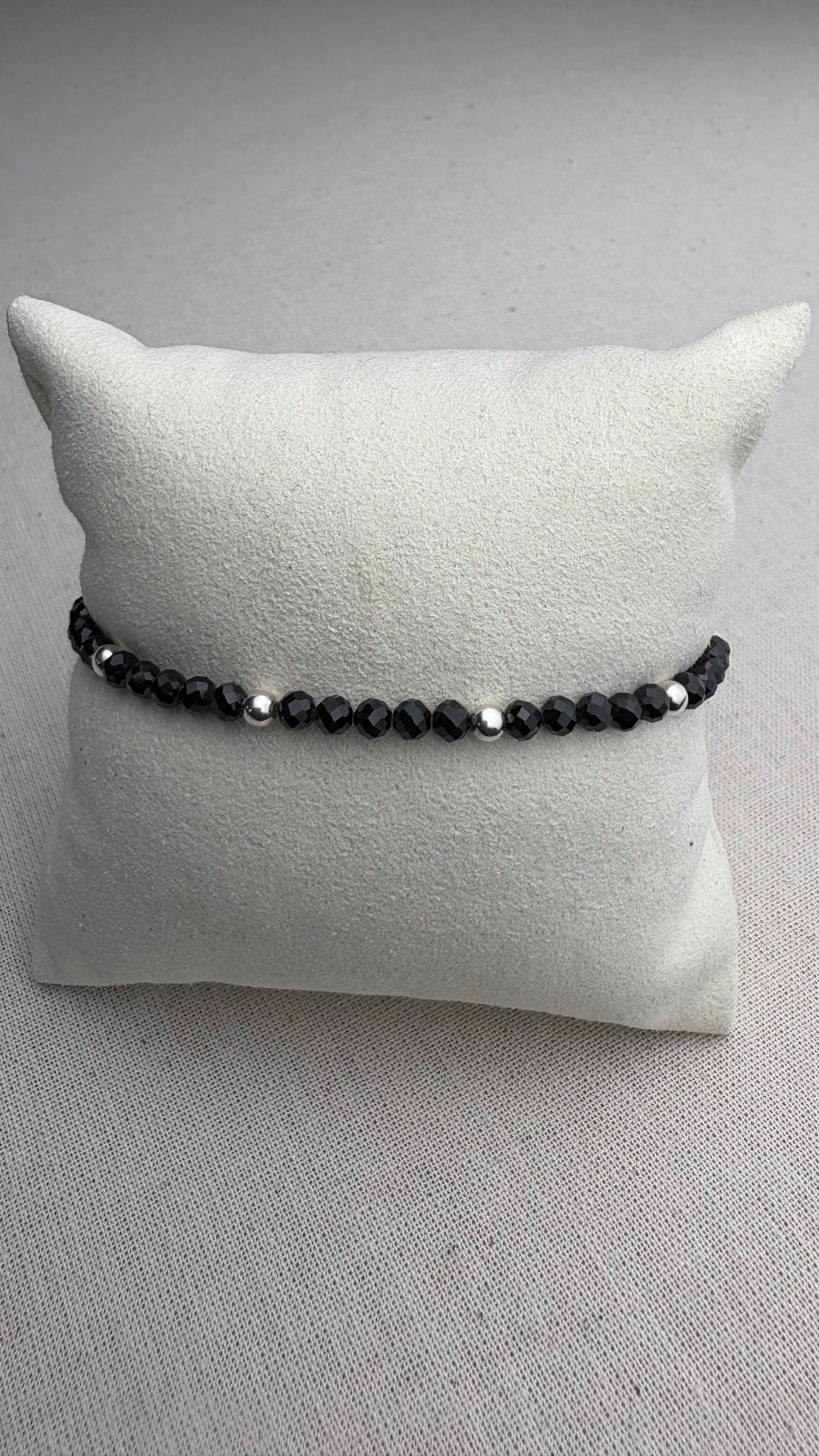 Bracelet Baha Onyx en argent 925 - Perles en Provence