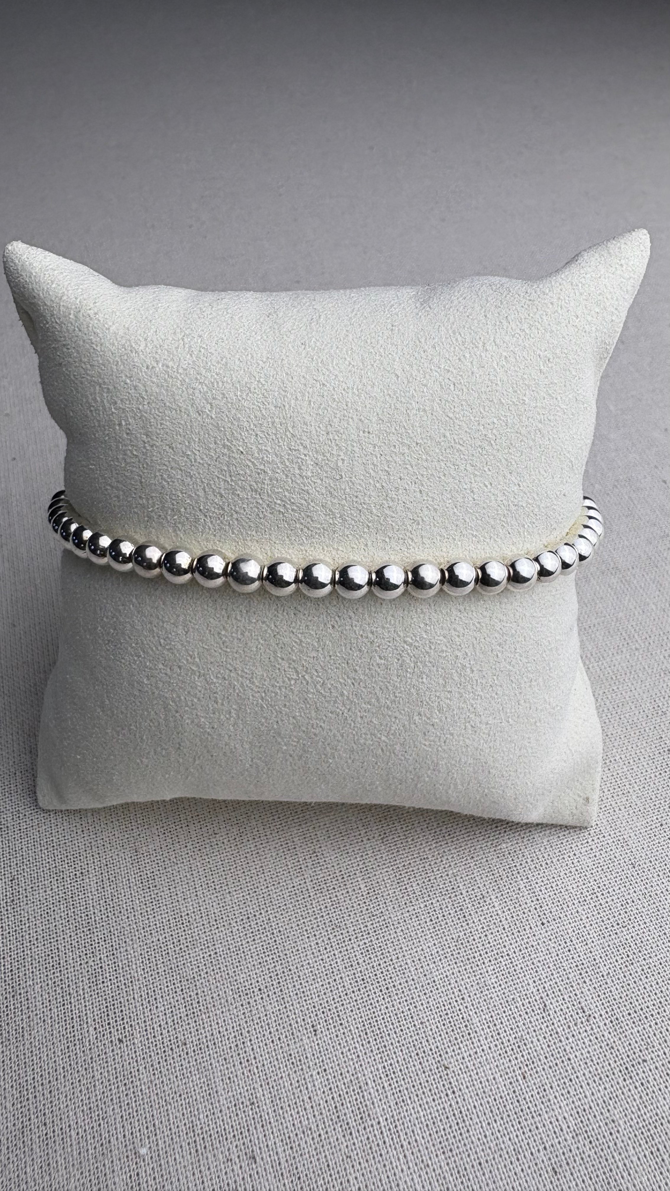 Bracelet Argent 4 mm - Perles en Provence