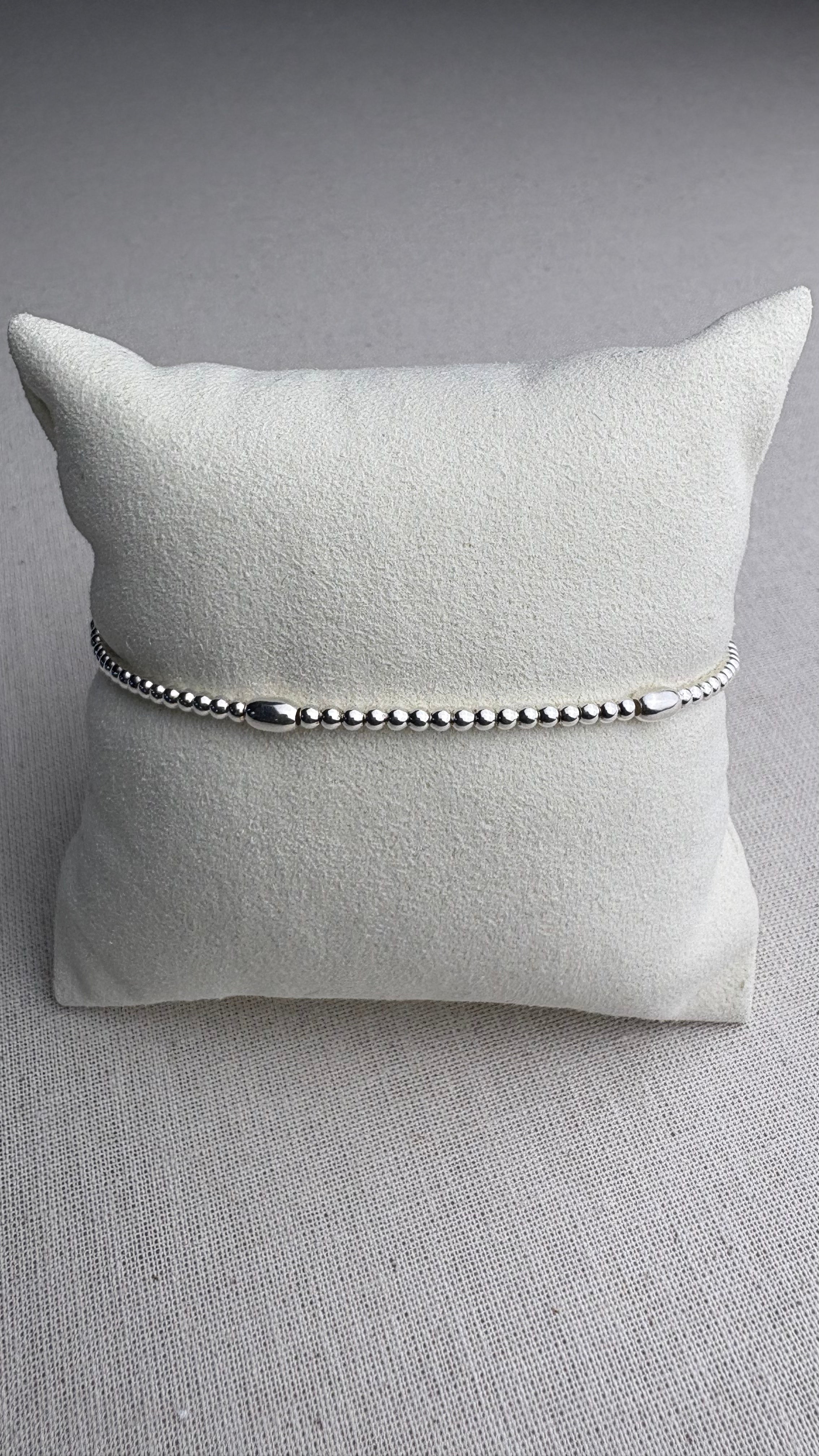 Bracelet Olive en argent 925 - Perles en Provence