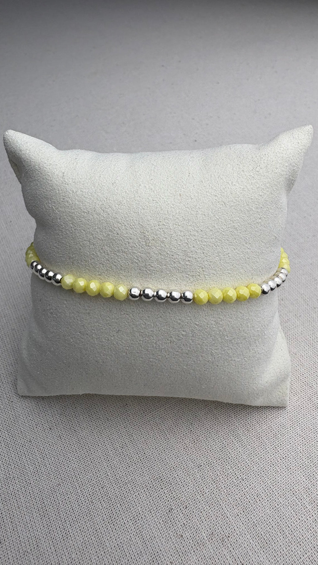 Bracelet Soleil Zirconium Yellow en argent 925 - Perles en Provence