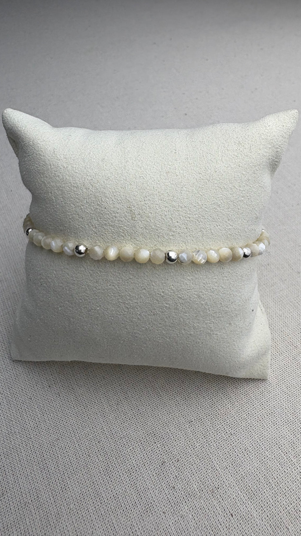 Bracelet Baha Nacre Paloma en argent 925 - Perles en Provence