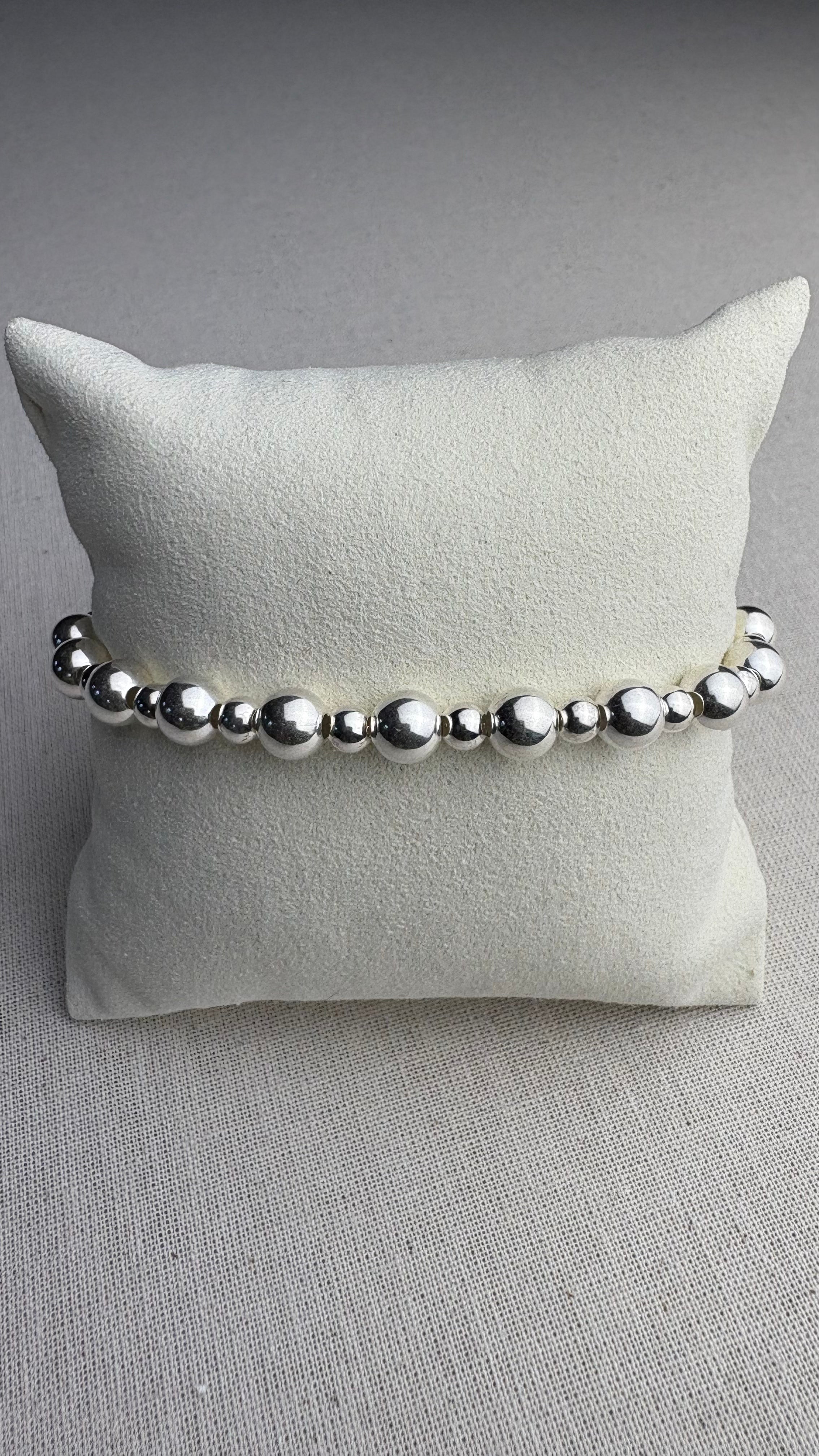 Bracelet Argent Cannes - Perles en Provence