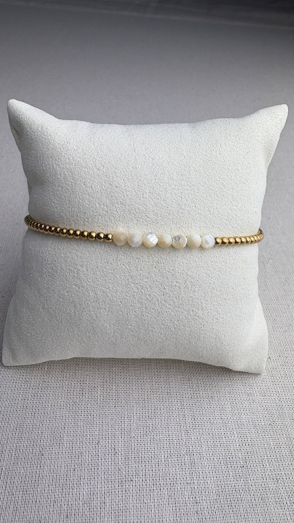 Bracelet Léna doré Nacre Paloma - Perles en Provence